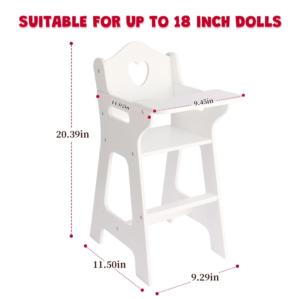 PHOKID footrest included for comfortable pretend dining during playtime.