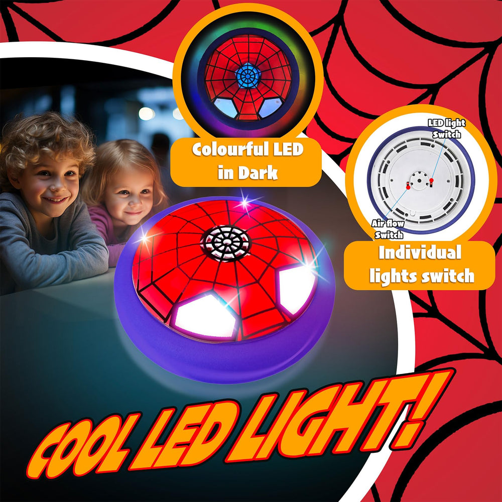 PHOSEA Hover Soccer Ball net-pattern front guides shots for easier aiming.