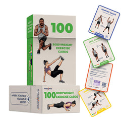 PhysioSpace 100+ bodyweight flashcards front cover for home workouts