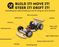 Pica Toys F1 remote control enables precise steering and easy playtime