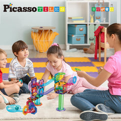 PicassoTiles 60-piece set supports color recognition and early math exploration.