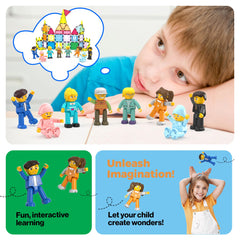 PicassoTiles durable, BPA-free ABS figures ensure safe, long-lasting play.