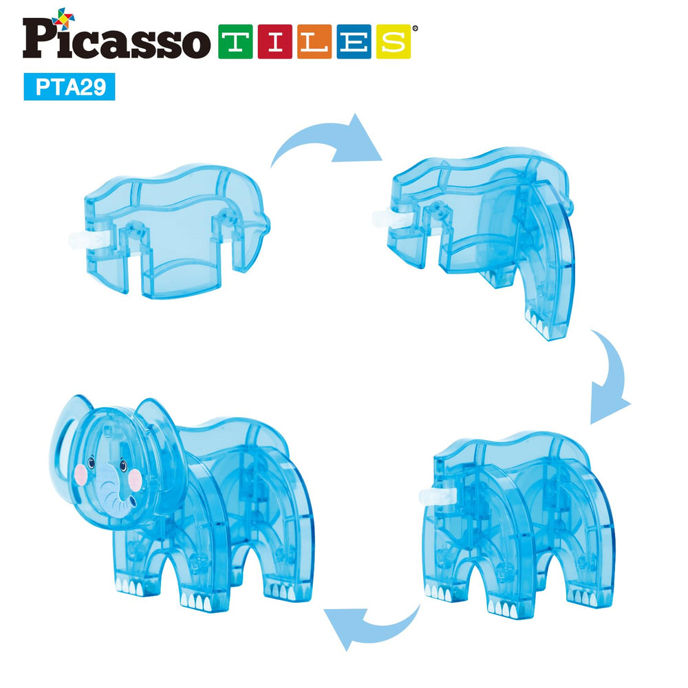PicassoTiles educational play fosters fine motor skills through building adventures