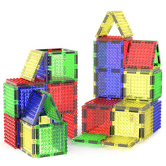 PicassoTiles Magnetic Brick Tiles durable squares for open-ended play