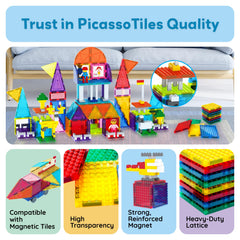 PicassoTiles magnetic bricks support hands-on STEM-inspired exploration