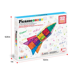 PicassoTiles Rocket Booster set sparks future builders with colorful tactile learning.