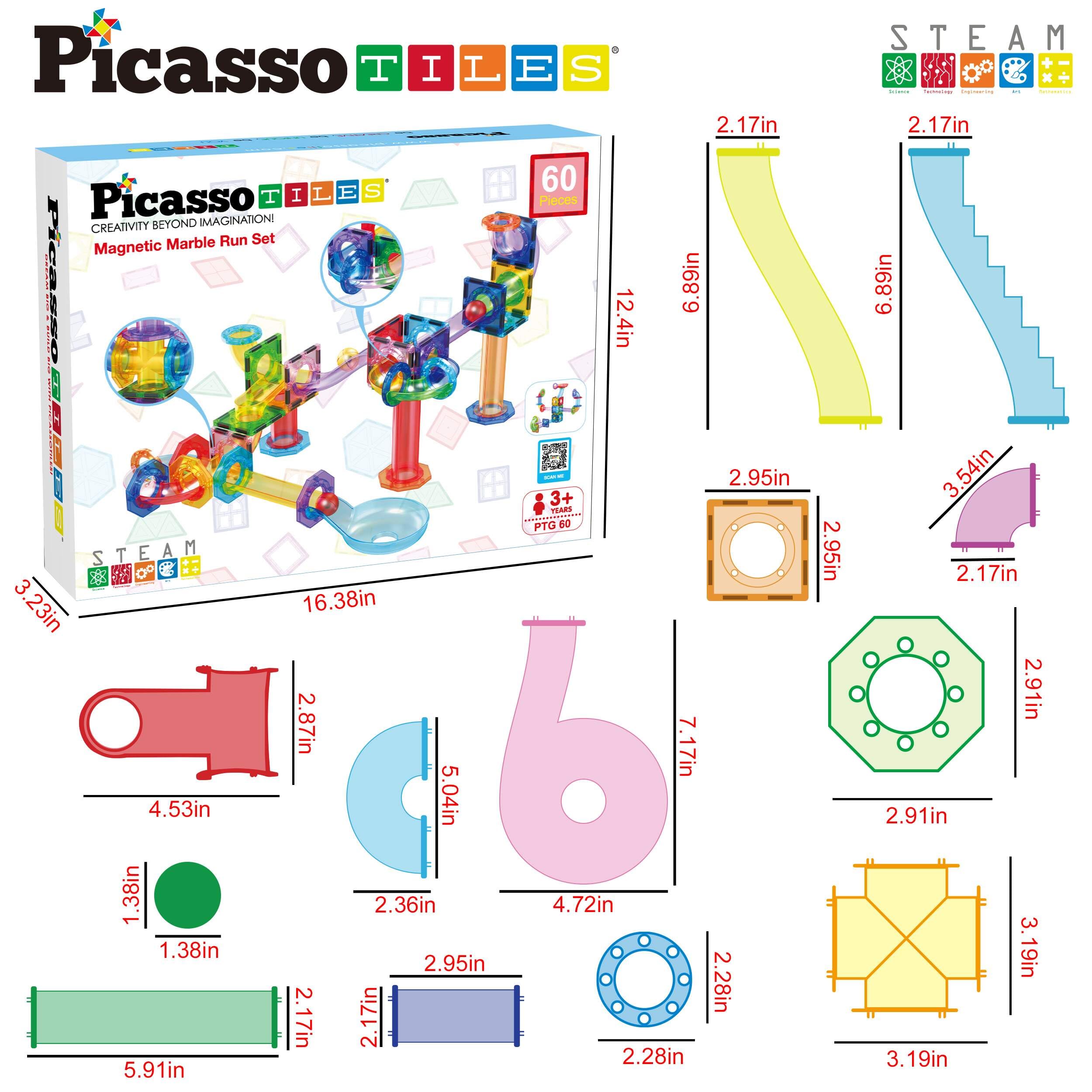 PicassoTiles safe, BPA-free materials support worry-free creativity.