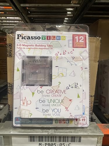 PicassoTiles transparent magnets enable bright, light-catching structures that inspire creative exploration.