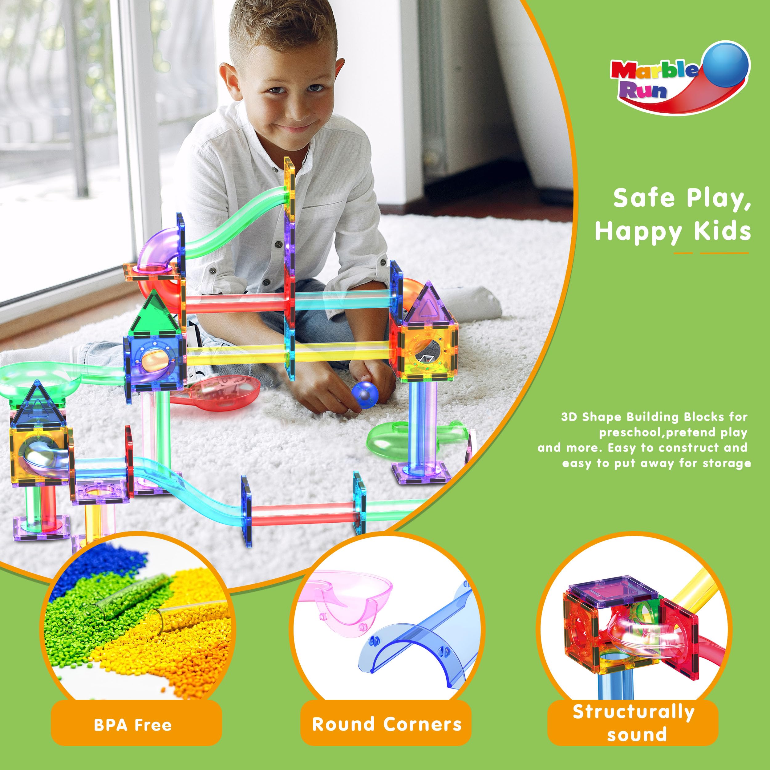 PicassoTiles 200pc storage-friendly tiles offer quick cleanup after sessions