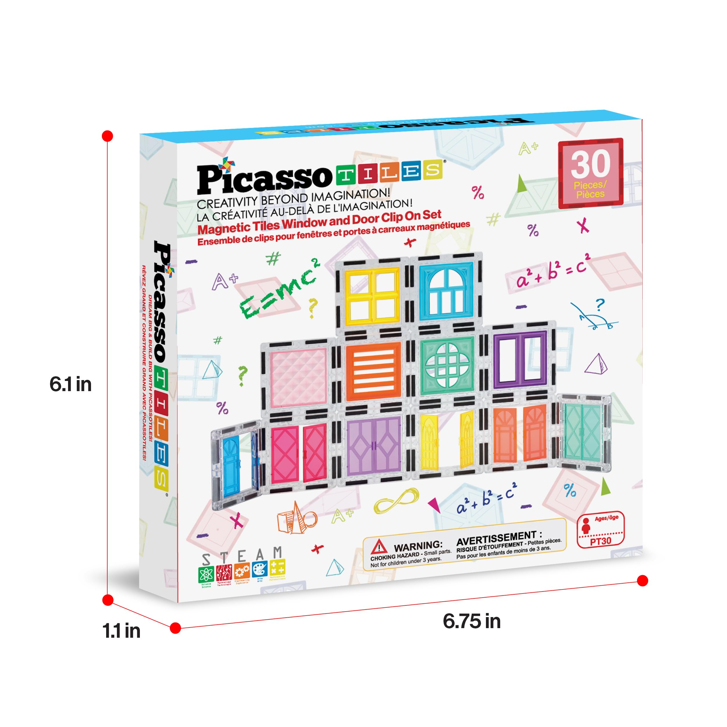 PicassoTiles three-plus friendly construction toy supports early geometry and creativity.