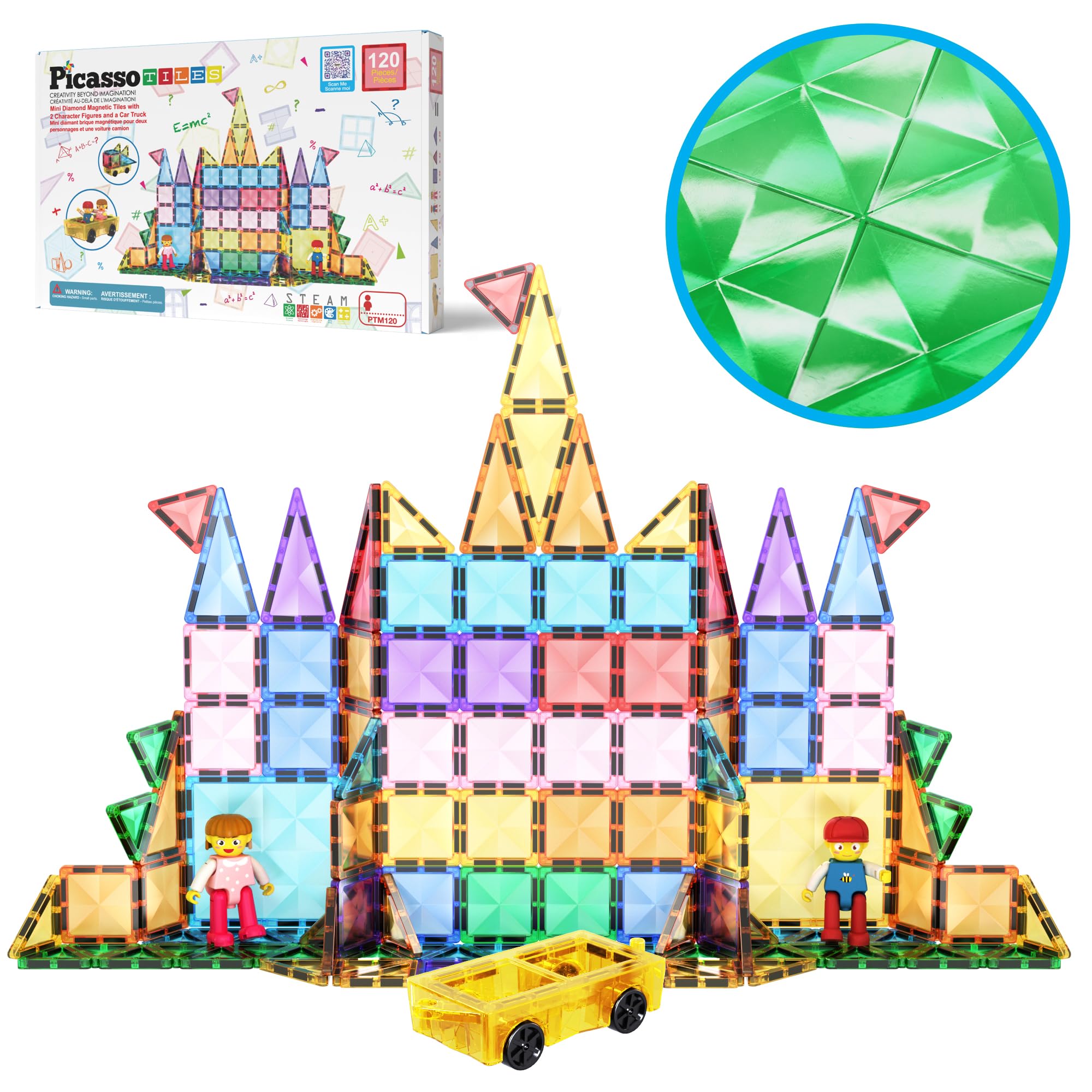 PicassoTiles balance tower travel kit boosts problem-solving on the go.