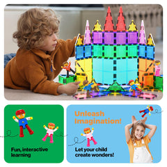 Open-ended creativity and early spatial thinking with PicassoTiles figures.