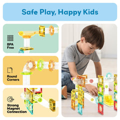 PicassoTiles BPA-free materials ensure safe, durable construction for kids' creative exploration.