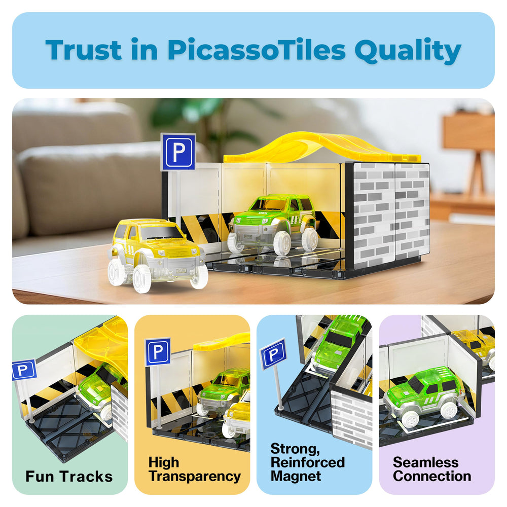 BPA-free PicassoTiles ensure safe, non-toxic pretend play