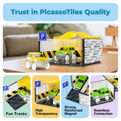 BPA-free PicassoTiles ensure safe, non-toxic pretend play