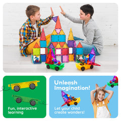PicassoTiles compatibility with regular bricks expands ideas beyond magnetic tiles.