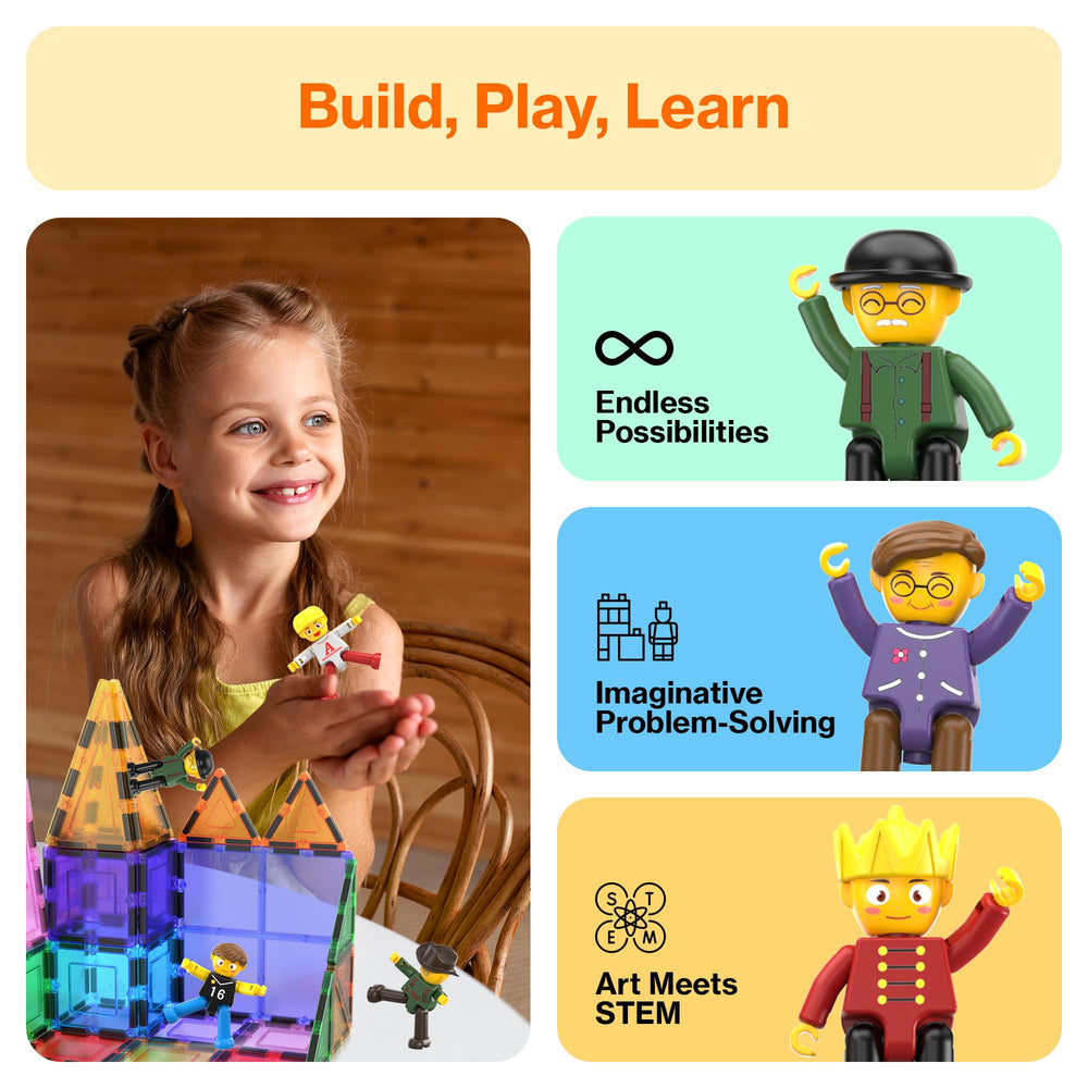 PicassoTiles connectable tiles—easy magnet assembly for quick creative builds.