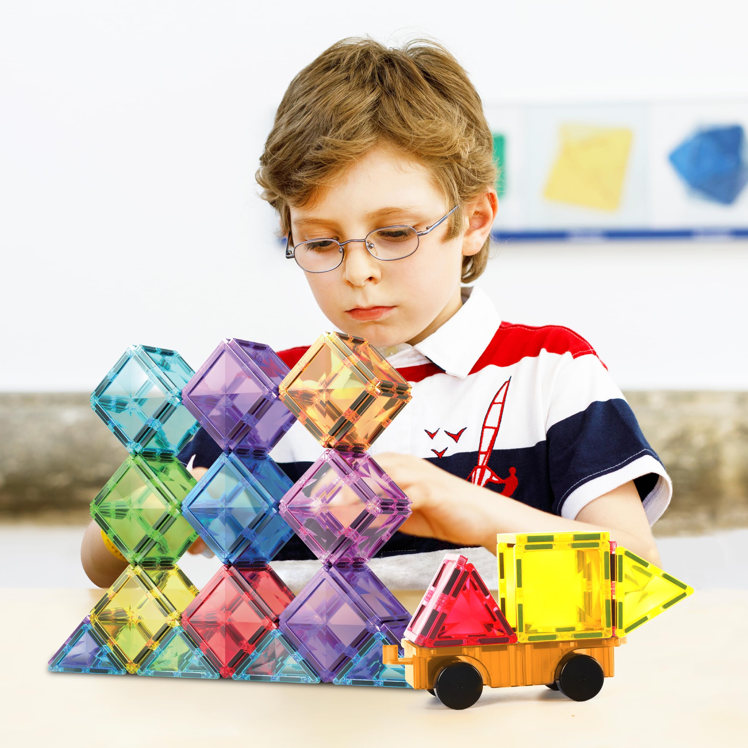 PicassoTiles creative-imagination flourishes with open-ended play and collaborative building