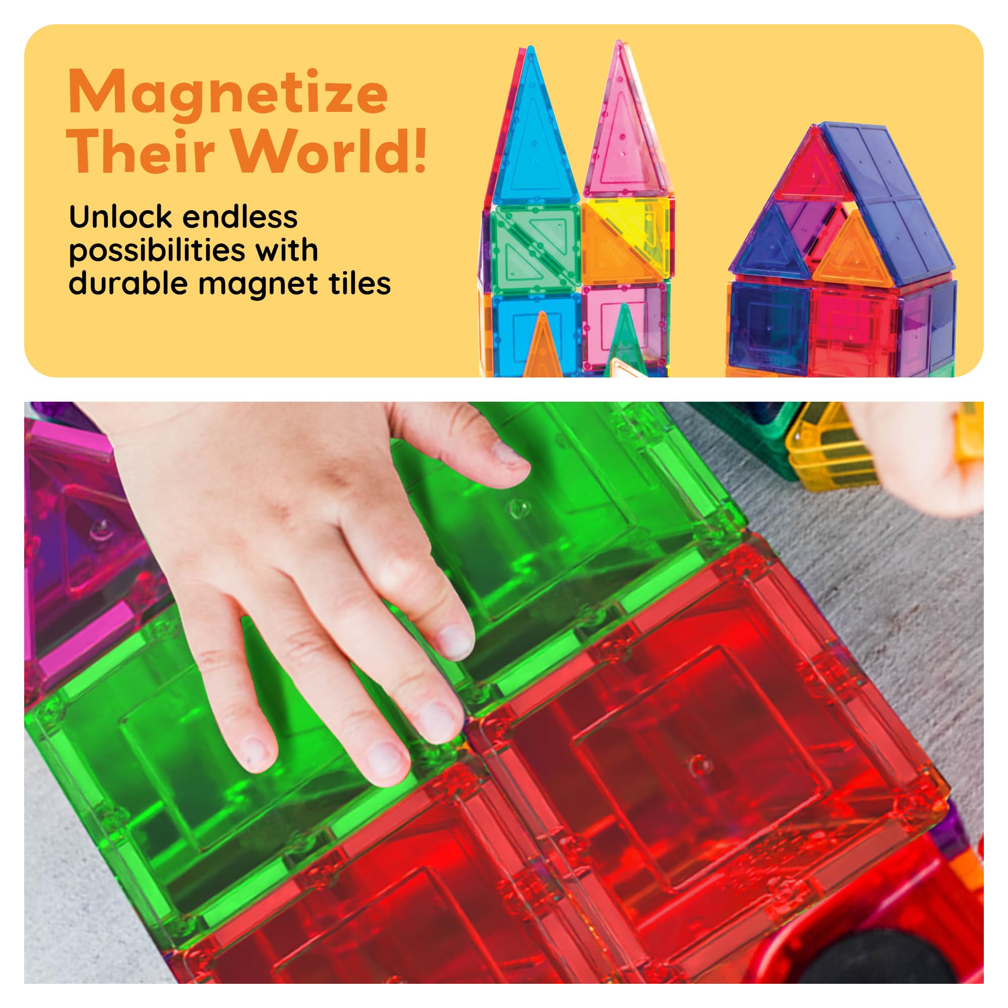 PicassoTiles educational play promotes early geometry and spatial thinking in children.