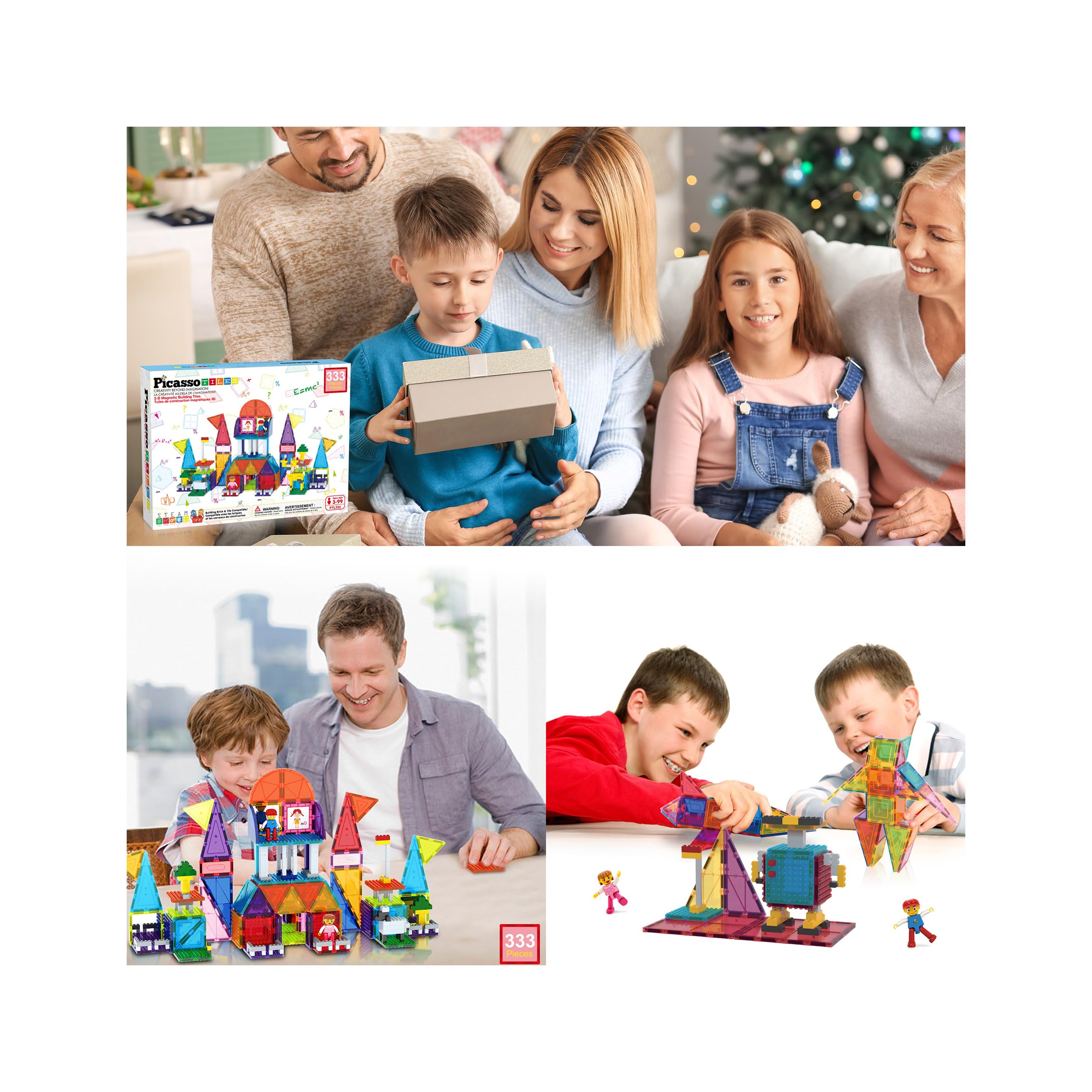 PicassoTiles educational STEM toy supports exploration and spatial reasoning
