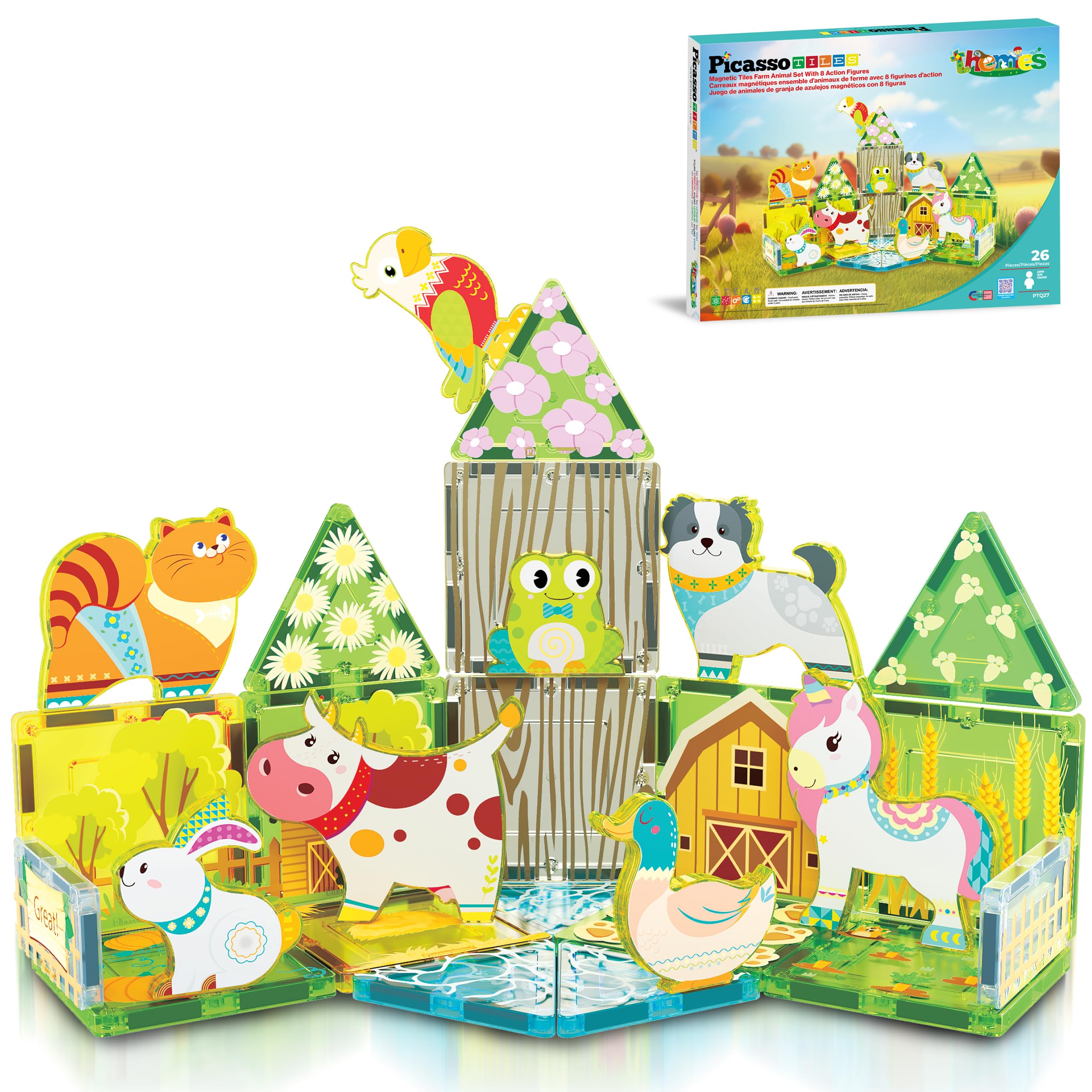 PicassoTiles fall-farm tiles: spark imaginative storytelling with autumn-themed blocks