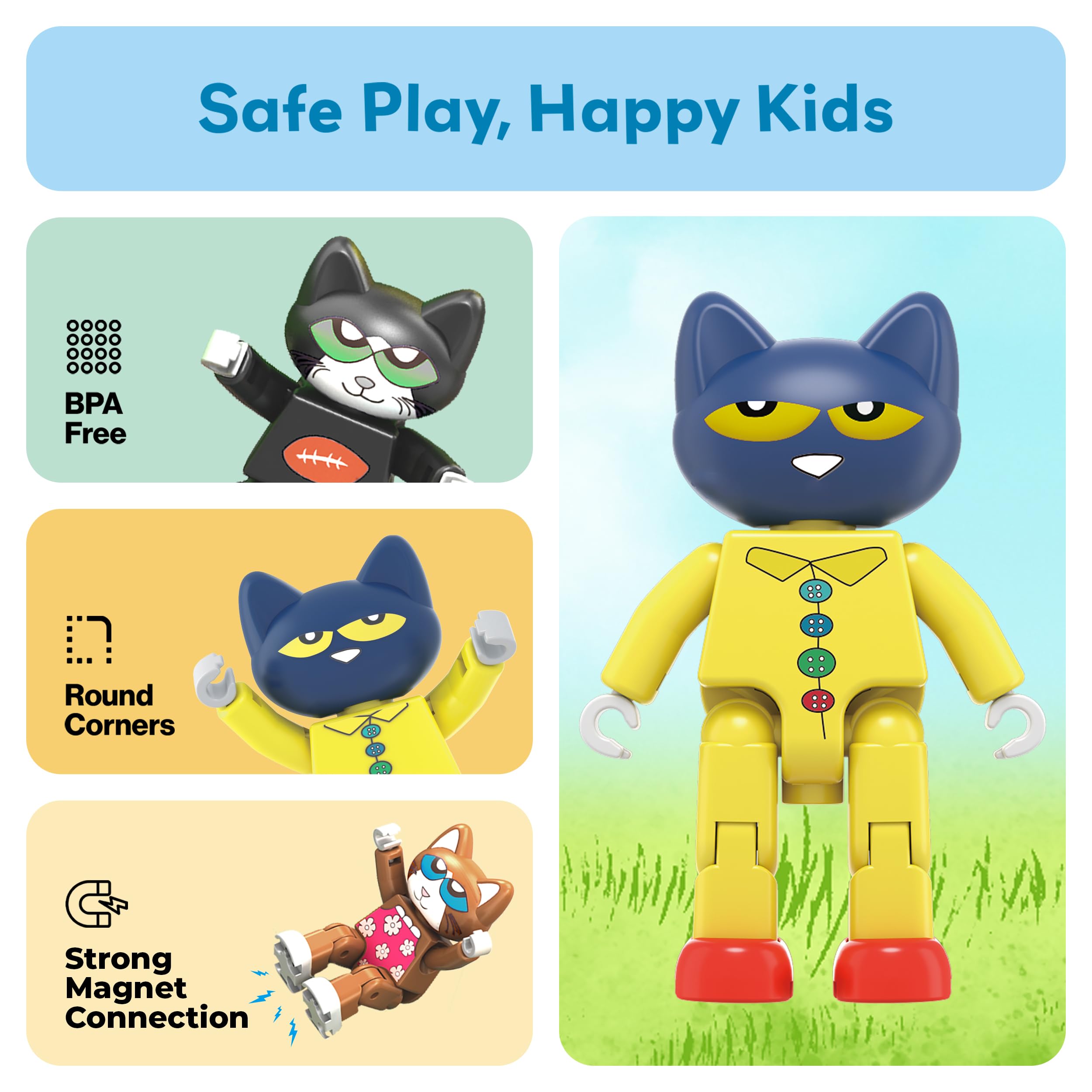 PicassoTiles family fun for all ages encourages collaborative storytelling adventures.