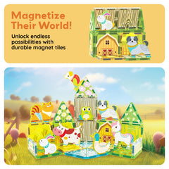 PicassoTiles farm cow grounds barnyard scenes and design exploration