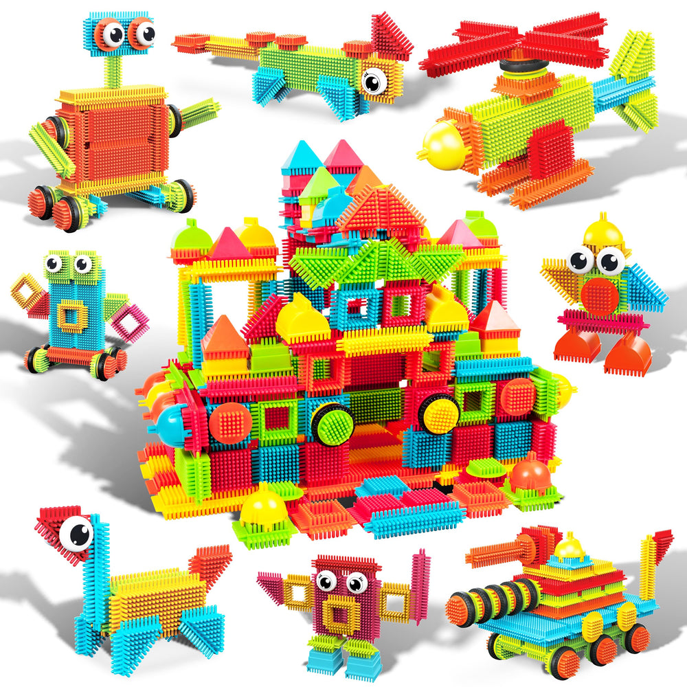 PicassoTiles Hedgehog interlocking blocks for creative building and magnetic tile compatibility in classrooms