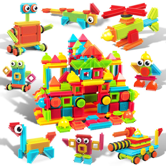 PicassoTiles Hedgehog interlocking blocks for creative building and magnetic tile compatibility in classrooms