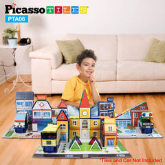 PicassoTiles hospital map overlay encourages role play and collaborative problem solving