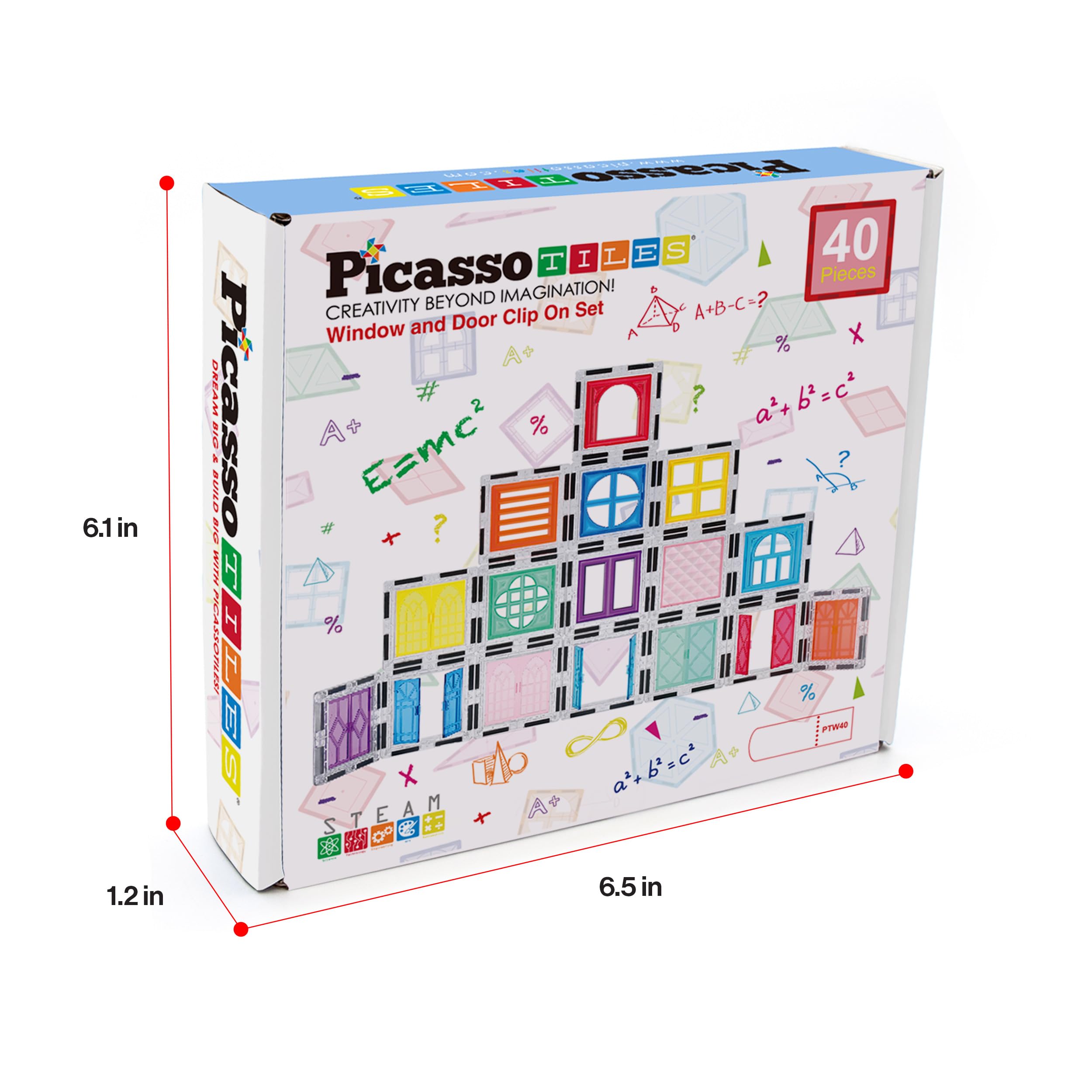 PicassoTiles kid-friendly table play setup supports collaborative building.