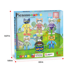 PicassoTiles kids age 3 plus safe to play with durable materials.