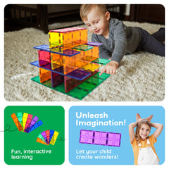 PicassoTiles kids building together fosters teamwork and shared achievement.