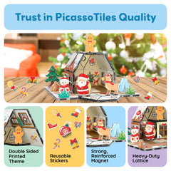 PicassoTiles magnetic blocks enable durable, safe construction and exploration