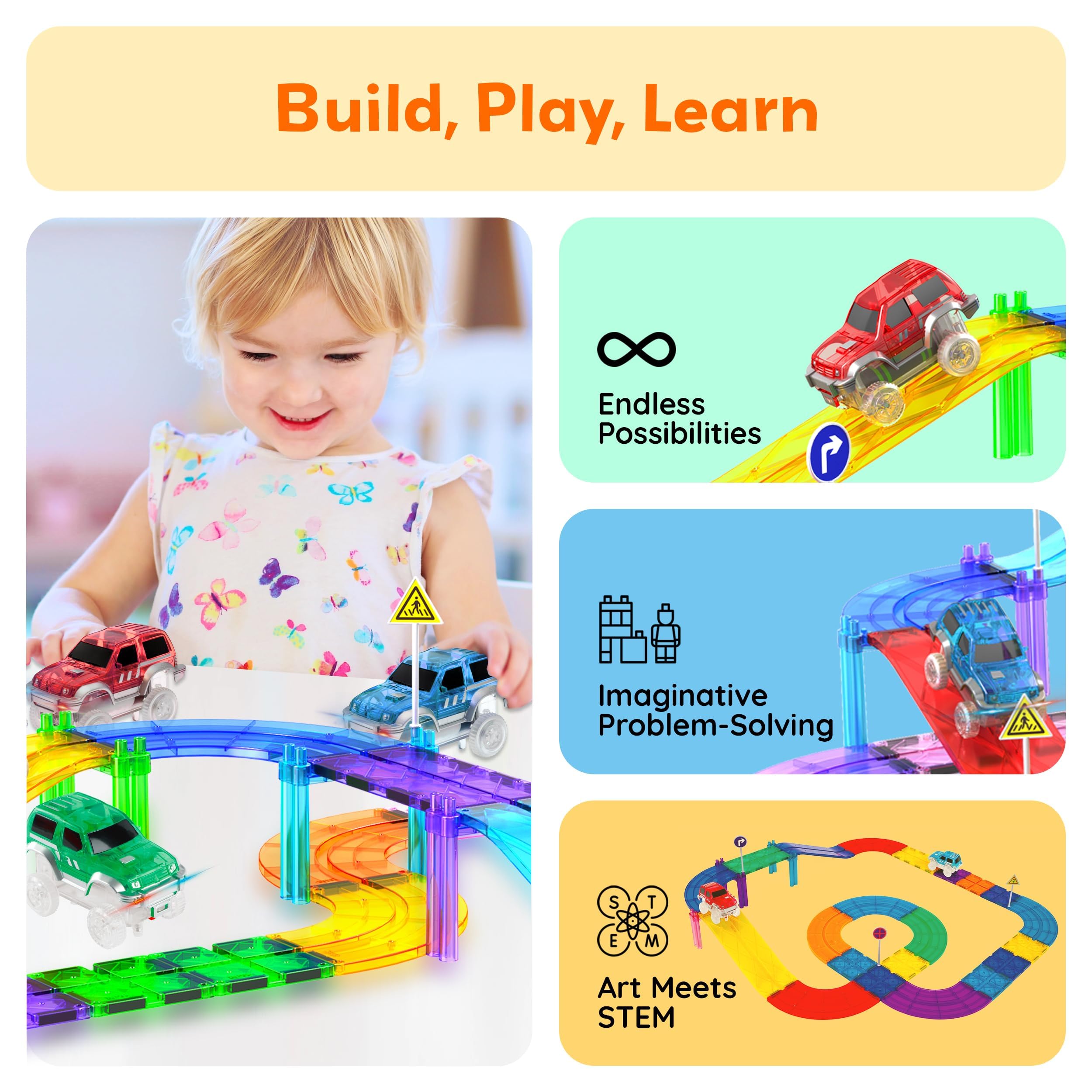 PicassoTiles magnetic building tiles support STEM exploration