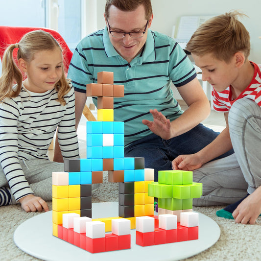 PicassoTiles magnetic connectors enable seamless linking for creative, sturdy builds.
