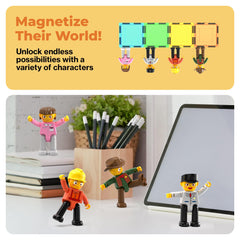 PicassoTiles magnetic construction system supports kid-friendly STEM learning through play.