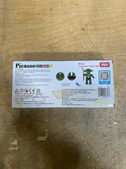 PicassoTiles Ninja Figures Magnets enabling cooperative play with tiles