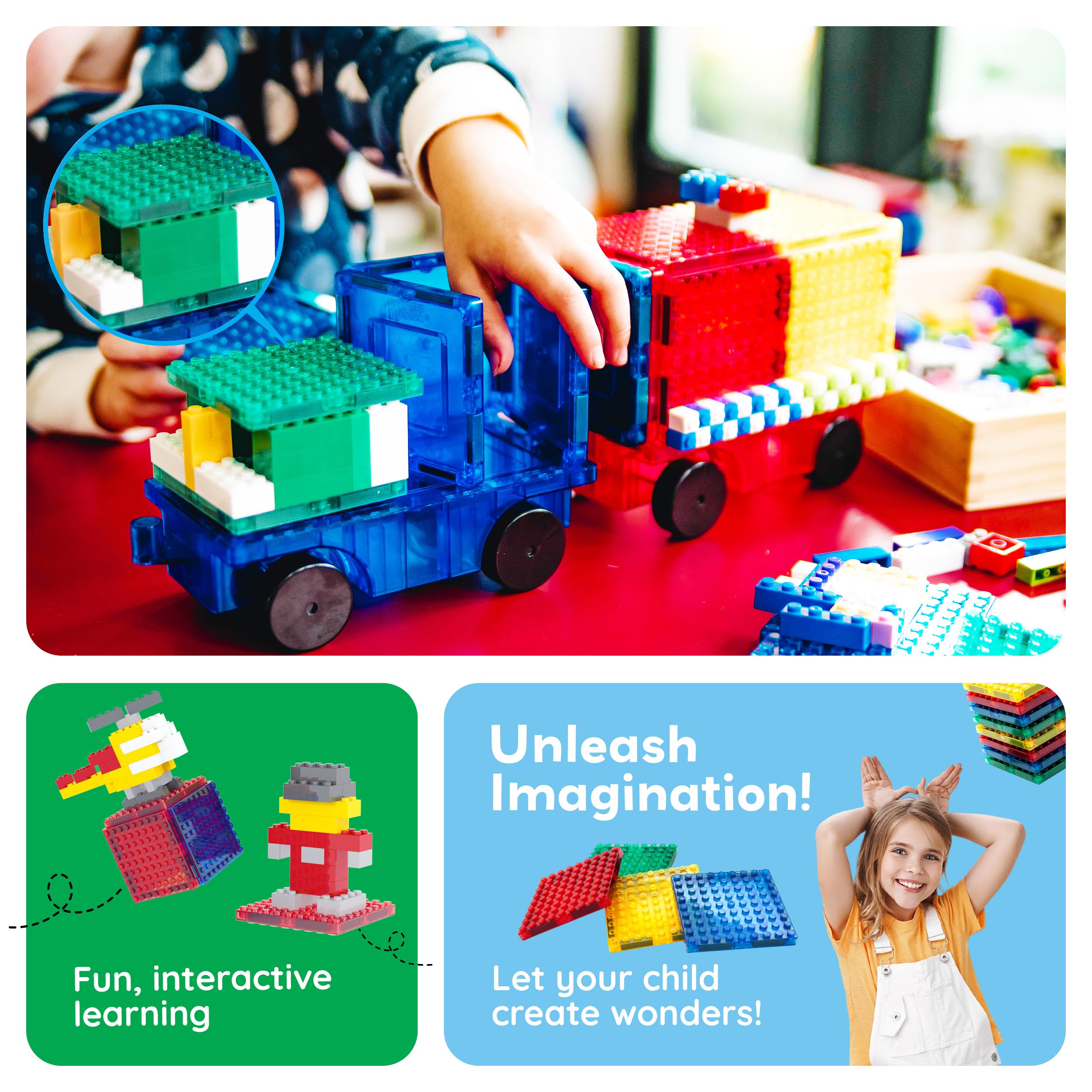 PicassoTiles uses BPA-free, non-toxic ABS plastic for durable, safe play.
