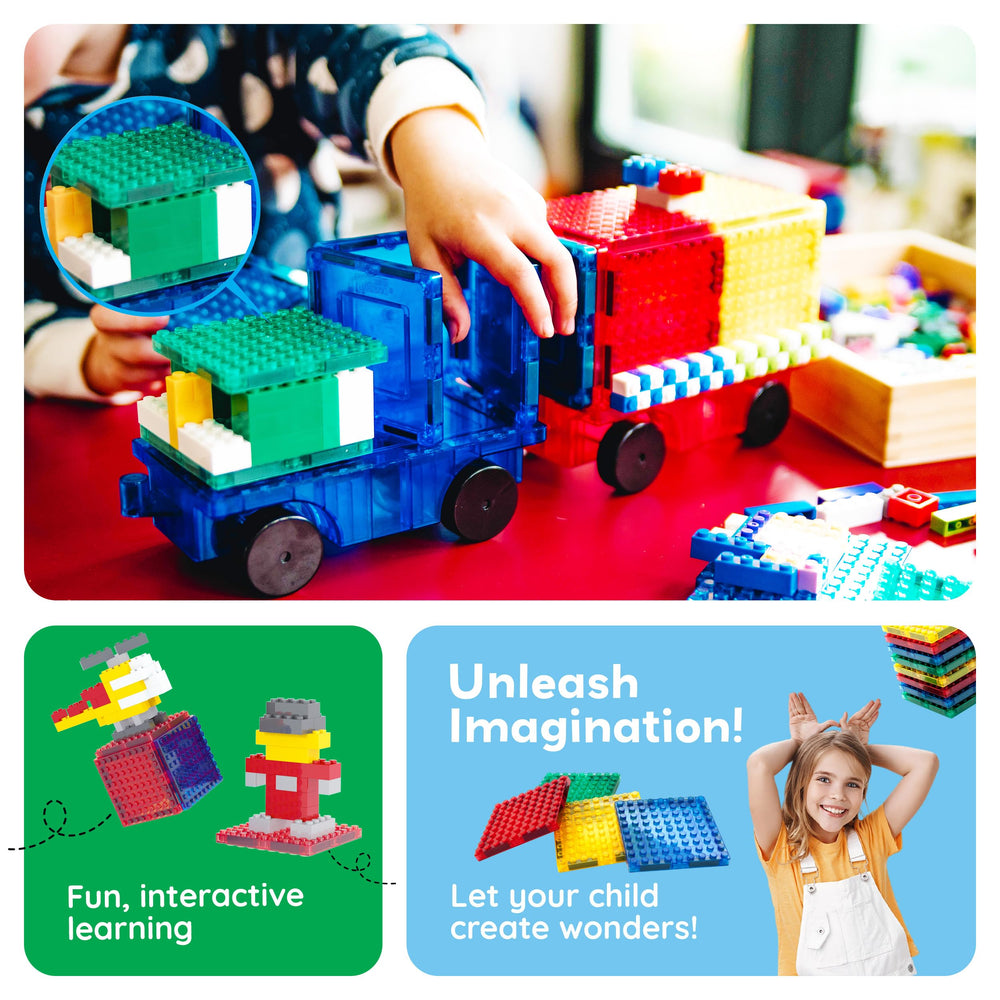 PicassoTiles uses BPA-free, non-toxic ABS plastic for durable, safe play.