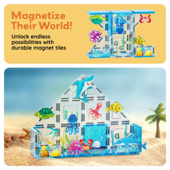 PicassoTiles octopus figure with flexible play ideas