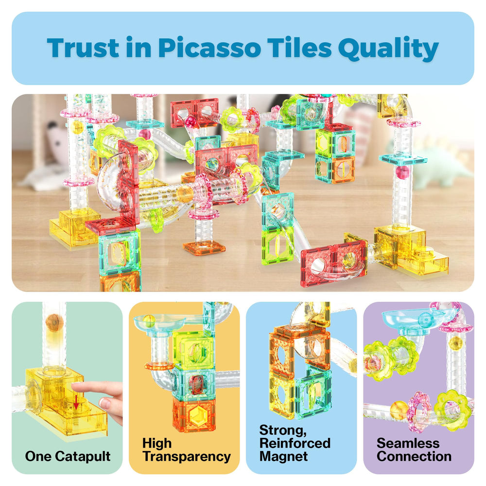 PicassoTiles on-the-go set fits backpacks for quick, engaging play sessions.