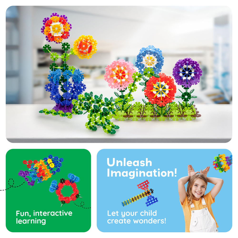 PicassoTiles open-ended play encourages creativity without screens.