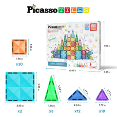 PicassoTiles spark imaginative construction and skill-building during early learning.