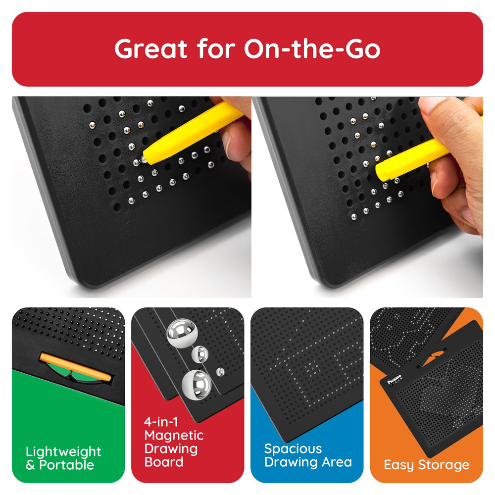 PicassoTiles built-in stylus compartment keeps the pen handy
