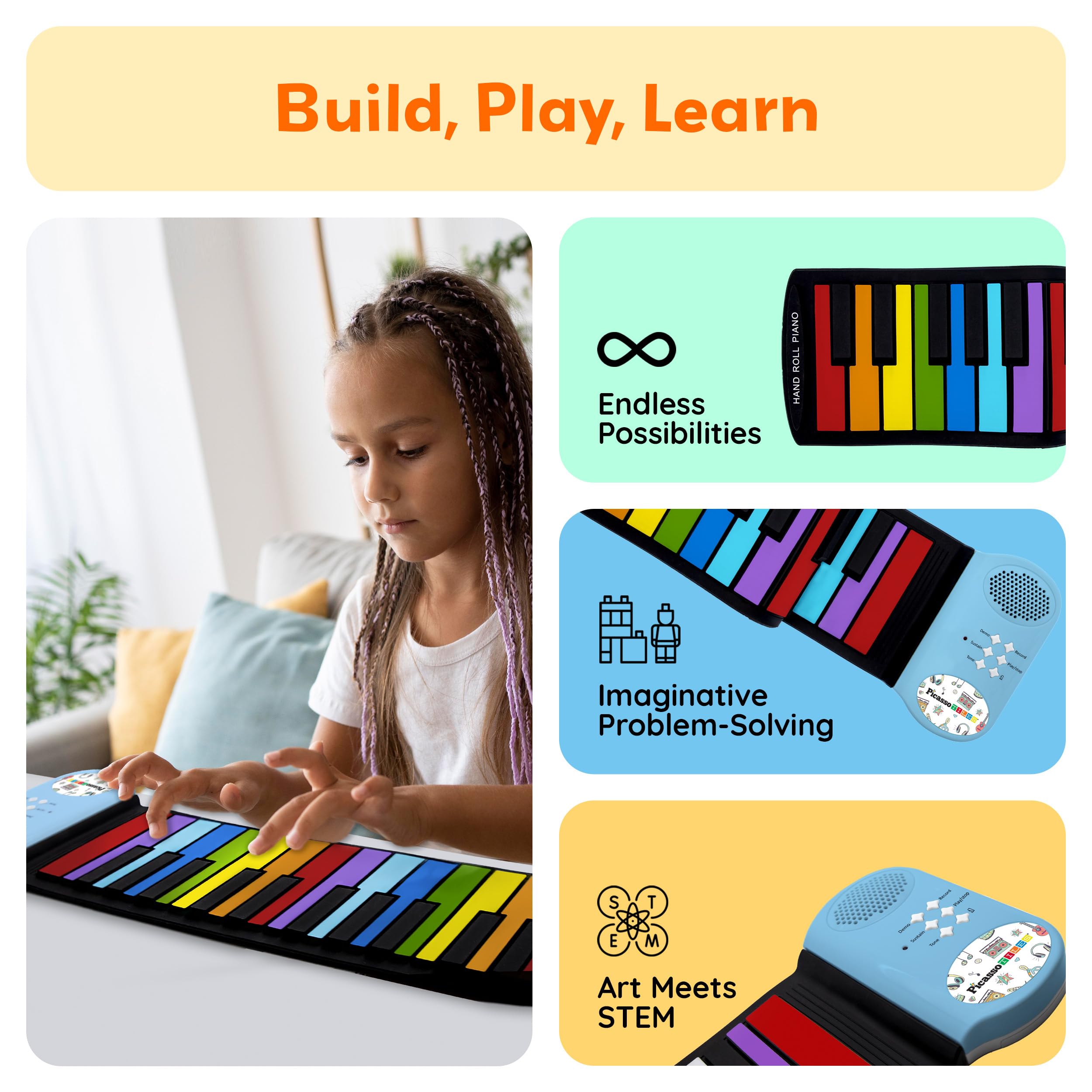 PicassoTiles recording feature lets kids replay their own tunes for creativity