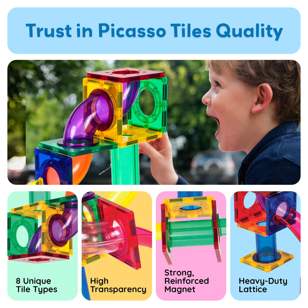 PicassoTiles safe BPA-free materials ensure durable, worry-free play