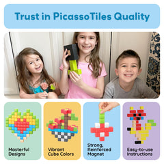 PicassoTiles screen-free learning invites hands-on exploration and patience.