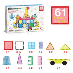 PicassoTiles smooth edges protect little fingers during playtime.