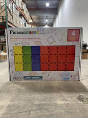 PicassoTiles base assembly demonstrates seamless connection for scalable, modular play setups.